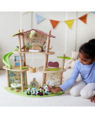 Casa de bambú Hape de los osos panda ¡OFERTA! ✔️
