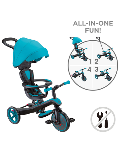 Triciclo Globber Explorer Trike 4 en 1 ¡OFERTA! ✔️