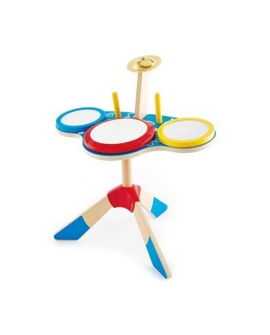 set de tambor y platillos hape