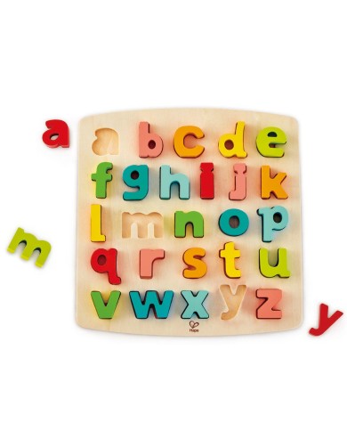 puzzle letras minusculas hape