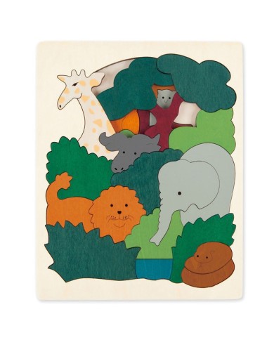 puzzle hape apilable safari