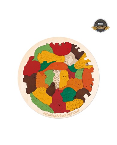 puzzle hape apilable alfabeto animales