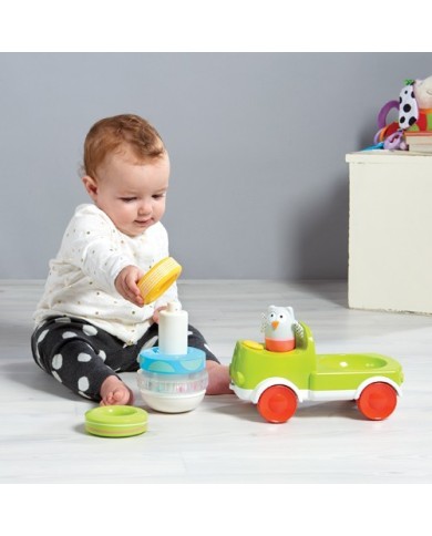 camion de anillas apilable taf toys